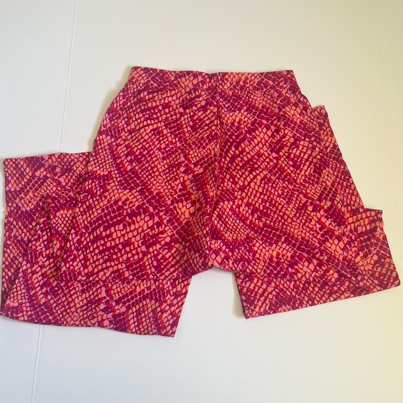 NWOT D&Co Beach Women’s Pink & Orange Tone Pull On Pants SZ XXS🩷 - Picture 7 of 11